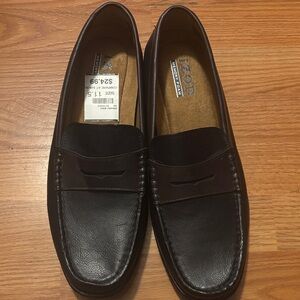 Nwt Izod Men's Dark Brown Loafers